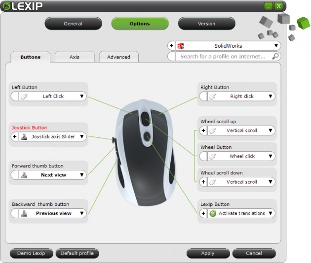 lexip-3d-mouse-controls