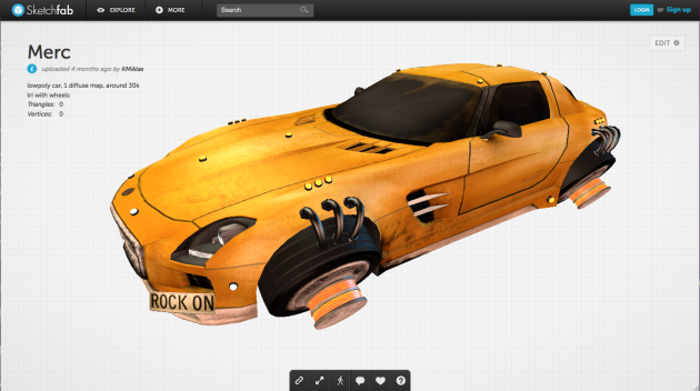 yellow flying car